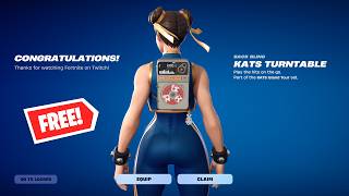 How to Unlock *FREE* KATS TURNTABLE Back Bling in Fortnite | Cuddles And Chaos