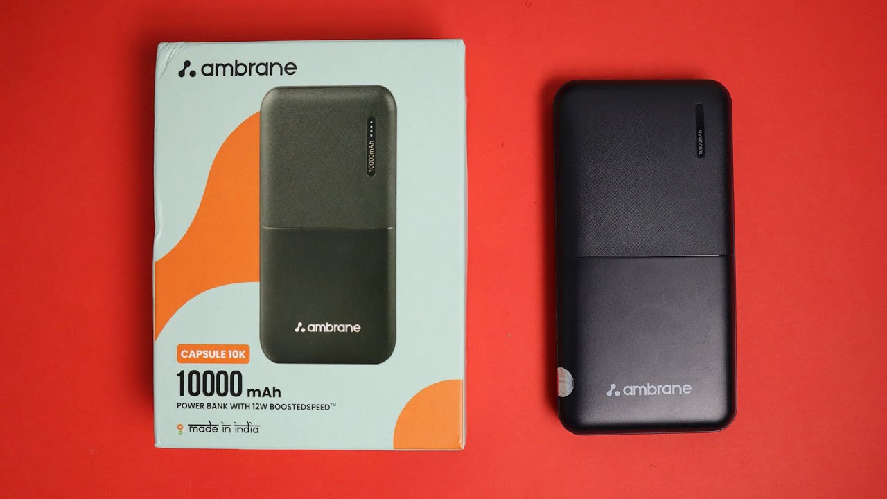 Ambrane 10000 Mah Power Bank Unboxing Best Power Bank Under ₹500