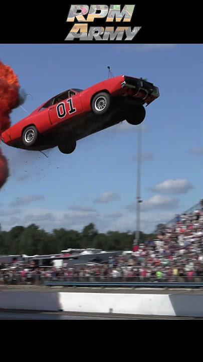 General Lee Jump at Mopar National National Trail Raceway