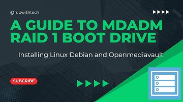 Installing openmediavault in a raid1 / Installing Linux Debian in a raid1 using mdadm