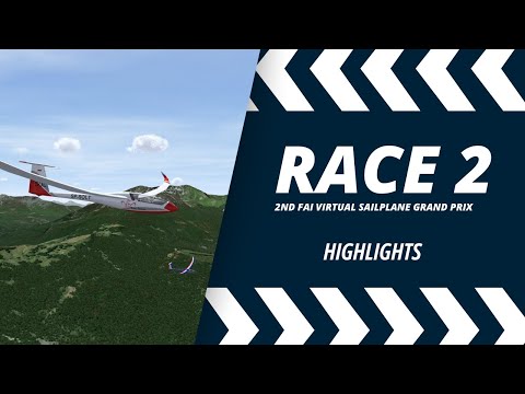 Highlights - Race 2 - 2nd FAI Virtual Sailplane Grand Prix - World Final 2023