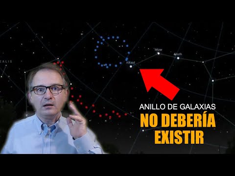Esta MEGA ESTRUCTURA Desafía el Principio Cosmológico ¿Qué creo el Anillo de Galaxias descubierto?