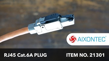 Assembly instruction Cat.6A RJ45 Plug Item No. 21301 - English