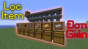 Cách Làm Máy Lọc Item Cực Đơn Giản! Minecraft PC/PE