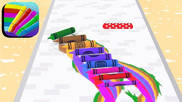 Crayon Run ​- All Levels Gameplay Android,ios (Part 5)