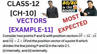 Consider Two Points P And Q With Position Vectors Op 3A - 2B And Oq A B, Find The Position Vec