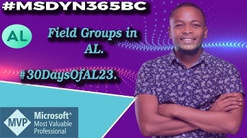 How to user Field groups and Bricks in AL programming.