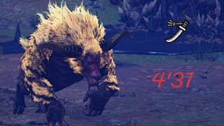 [ MHWI ] Mew are Number One! | 歴戦激昂ラージャン Tempered Furious Rajang | 太刀 Long Sword 4