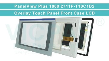 2711P-T10C1D2 Allen-Bradley PanelView Plus Touchscreen Front Overlay LCD Display Case Cover Repair