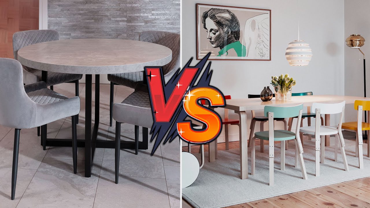 Round Vs Rectangle Dining Room Table