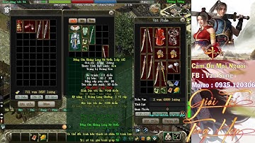 VLTK OFFLINE - Cùng Xem những trang bị vũ khí hk max op của các phái....