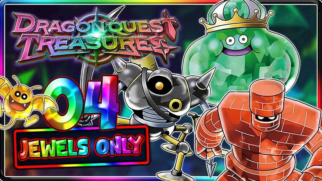 DRAGON QUEST TREASURES JEWELS ONLY   4 MDAILLES ABUSES  