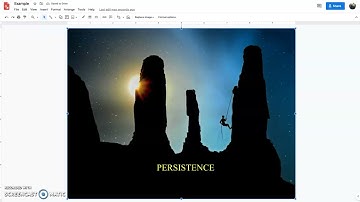 Google Drawings Motivational Poster Tutorial