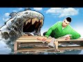 Building a Boat to Survive a PREHISTORIC SHARK in Gmod!