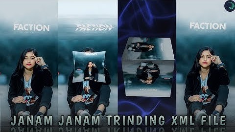 JANAM JANAM 🫶 ARJITH SHING TRINDING XML FILE XML EDIT BY SAMIM CREATION