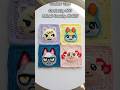 1～4/100 どう森ブランケットへの道　The first 4 villagers are ready! #AnimalCrossing #かぎ針編み