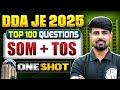 Strength Of Materials &amp; TOS  In ONE SHOT | DDA JE Civil Engineering Classes | SOM DDA JE 2025