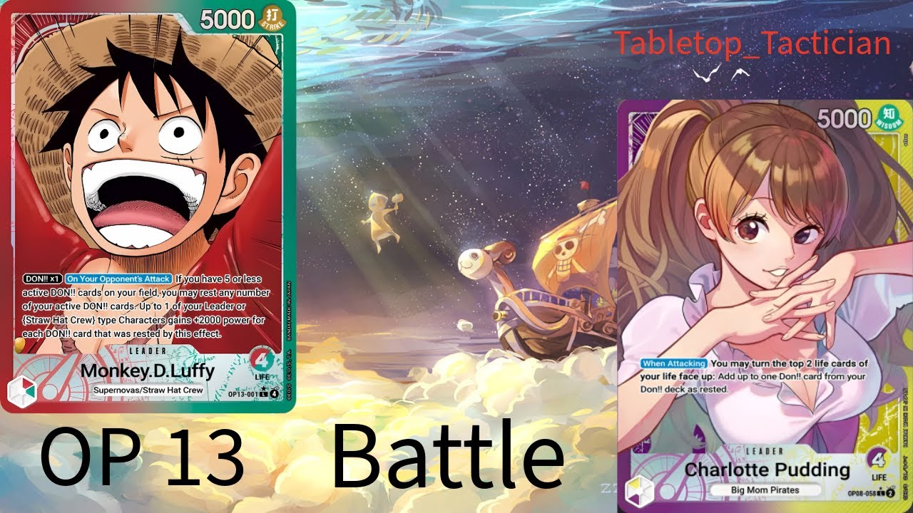 What are you looking at! One Piece TCG: RG Luffy Vs PY Pudding - YouTube