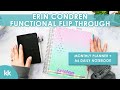 Erin Condren Flip Through How I Used My Monthly Planner and A6 Zequenz Notebook Functionally March
