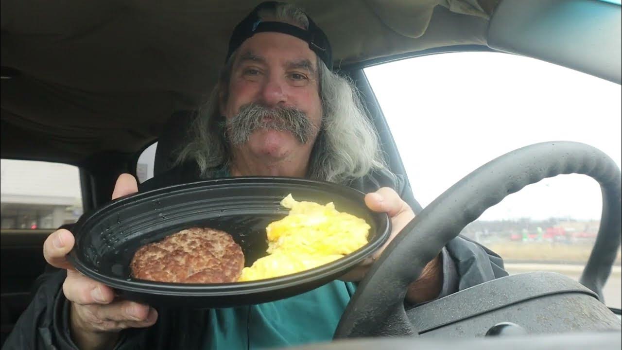 Cracker Barrel Scramble Eggs & Hamburger Steak ASMR YouTube