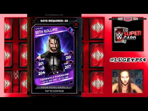 WWE SuperCard September Login and Customization