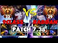 [Patch 7.38] 9CLASS (MARCI) Support vs RADDAN (SLARDAR) Carry - Epic Battle Of Pro Dota 2 Players