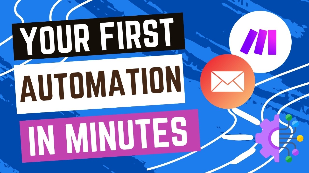 Make.com tutorial showing how to build your first automation scenario
