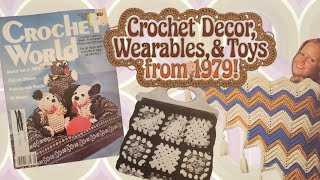 More Quirky Fun from the 70s in the Crochet World Magazine!