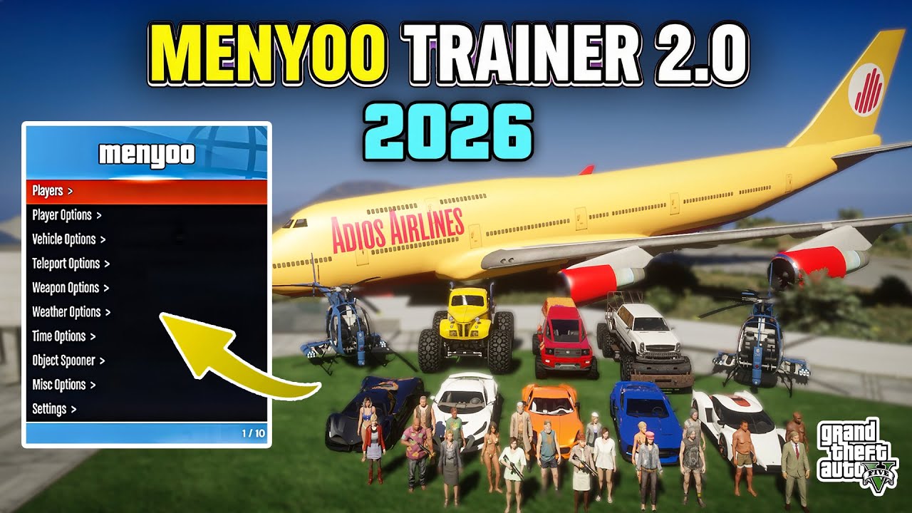 Как установить Menyoo Trainer 2.0 в GTA 5 Enhanced (2026) | Просто и работает