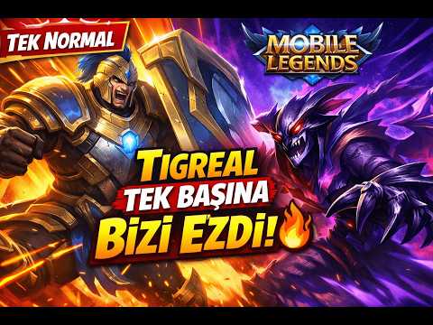 Bu Tigreal NORMAL DEĞİL! Tek Başına Takımı Taşıdı 😱🔥#mlbb