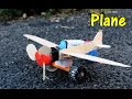 How to make a Battery Powered Plane - Using DC Motor