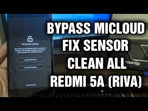 Bypass Mi Cloud Akun Mi Fix Sensor Redmi 5a Mcg3b Youtube