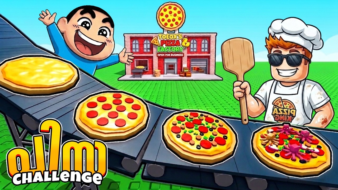 Can We Build a Pizza Factory in Roblox 🤩..!