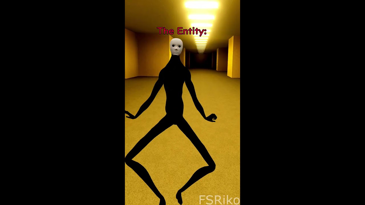Entering The Backrooms Be Like 