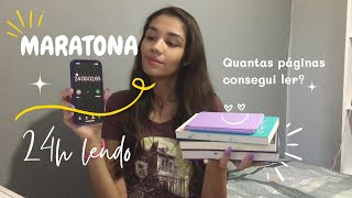 Lendo o máximo de livros que consigo em 24h | Romances, Mistério e Fantasia (Vlog MLV I) #mlv2024