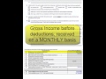 Completing Ontario Form 13 1 Financial Statement Income Section Part 1 and Schedule A