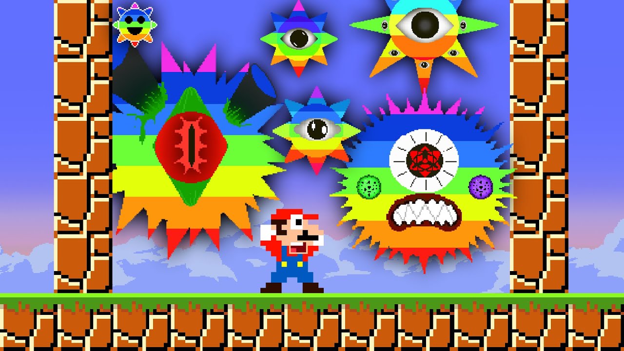 Can Mario Survive Rainbow Mr. Sun & Giant Suika in the Calamity Maze Challenge?