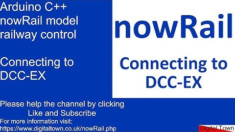#78 Arduino C++ nowrail model railway control connecting to DCC-EX