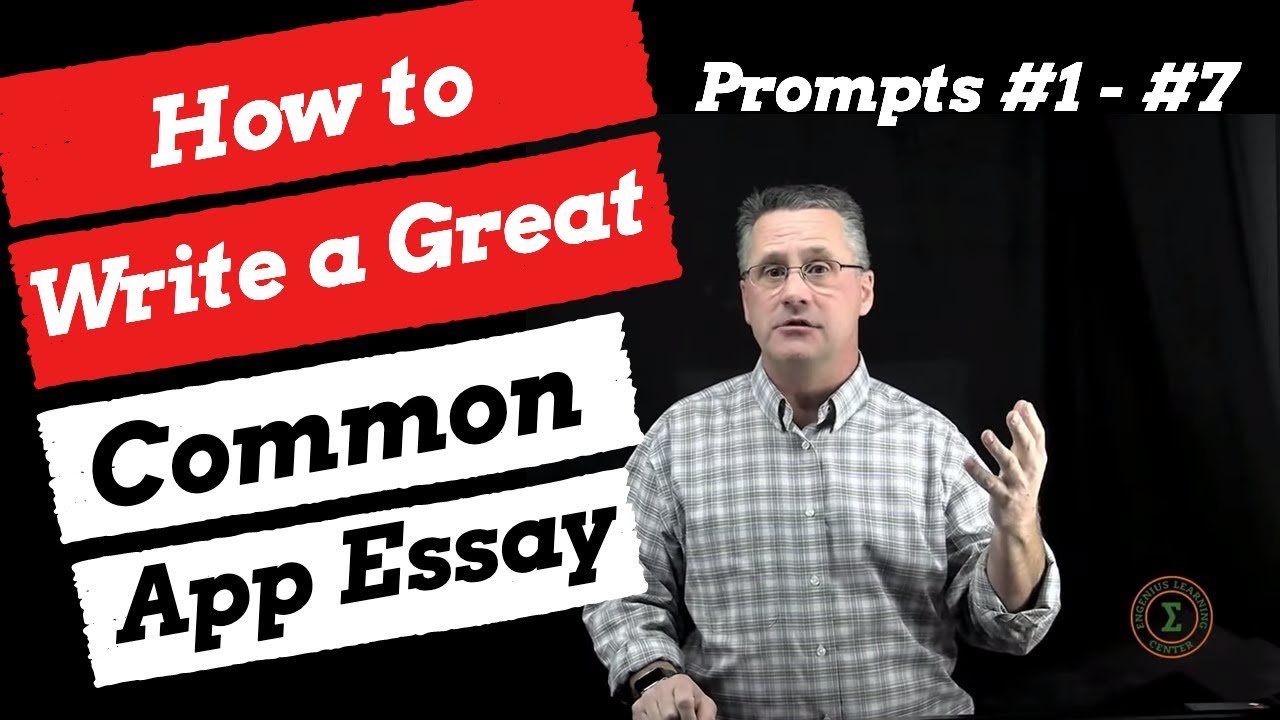 how to write a strong common app essay