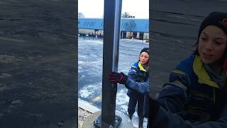 Interesting things in winter #satisfying #asmr #ice #snow #fypシ #oddlysatisfying