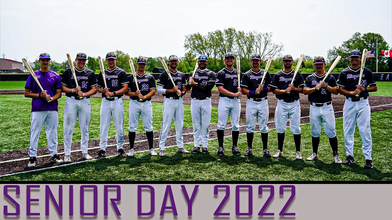 Niagara Baseball Senior Day 2022 YouTube