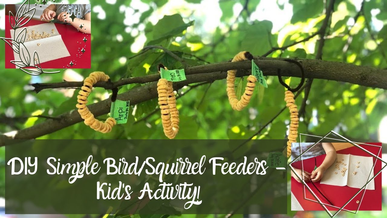 DIY Simple Bird Feeder Kid’s Activity with Cheerios!