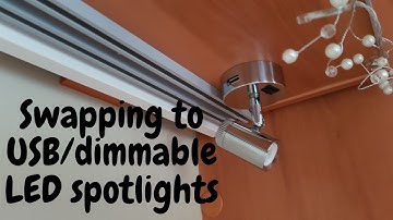 Adding USB spotlights to the Eriba Feeling caravan