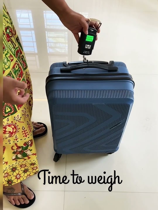 Pack under 7kgs for a Thai Air Asia flight to Bangkok coz well that’s the baggage allowance for it