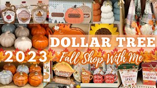 NEW Dollar Tree FALL Shop With Me 2023 | Fall Decorations!! MUST SEE New Decor
