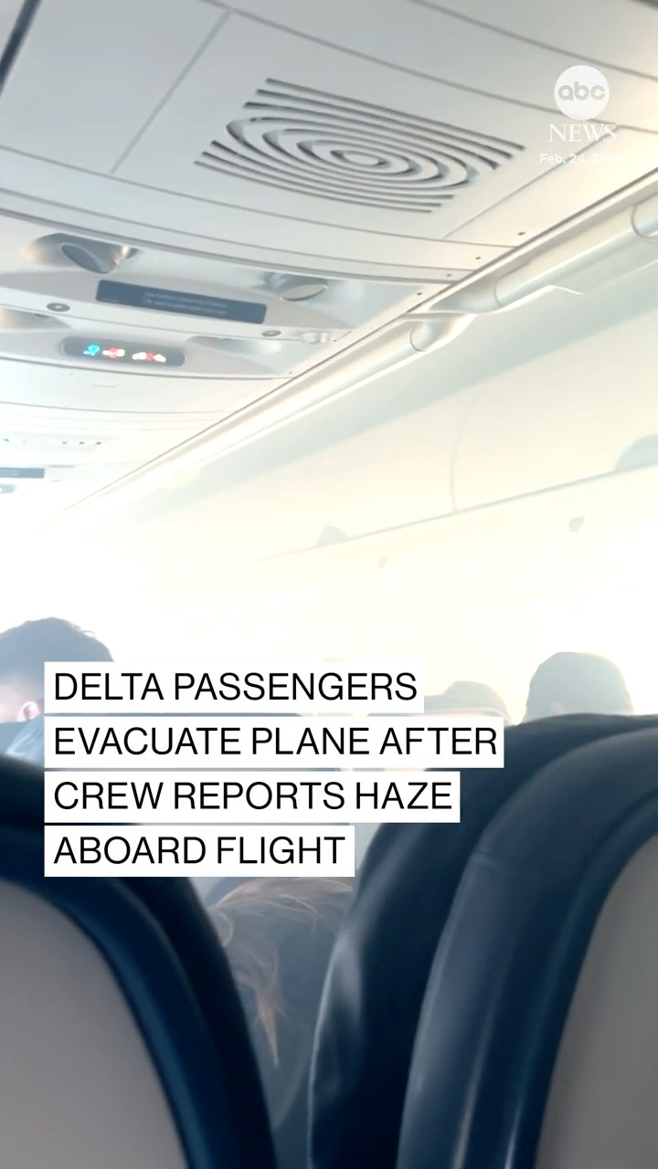 Delta passengers evacuate plane after crew reports haze aboard flight