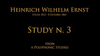 Heinrich Wilhelm ERNST: Study n. 3 - Shlomo Mintz, Violin