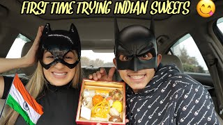 FIRST TIME TRYING INDIAN SWEETS *HALLOWEEN EDITION*