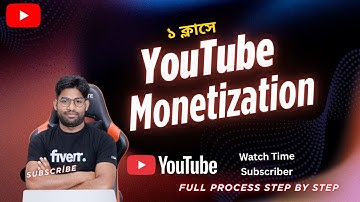 ২০২৬ নতুন নিয়মে YouTube Channel Monetization Process Step by Step Guideline | Subscriber, Watch Time