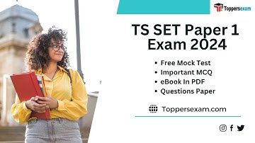 TS SET PAPER 1 Online Test Free 2024, Important Question, Syllabus 2024, Book PDF